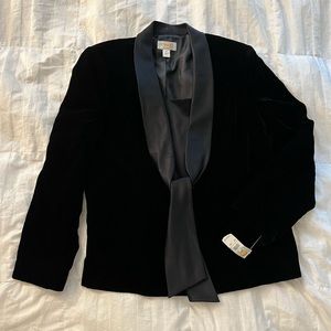 NWT Talbots Petites Velvet Shirt Jacket